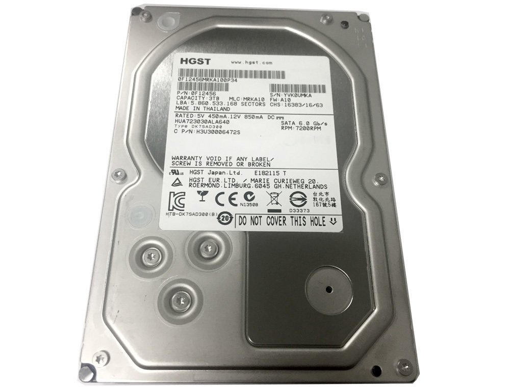 Amazon.com: HITACHI Ultrastar 7K3000 HUA723030ALA640 3TB 7200 RPM